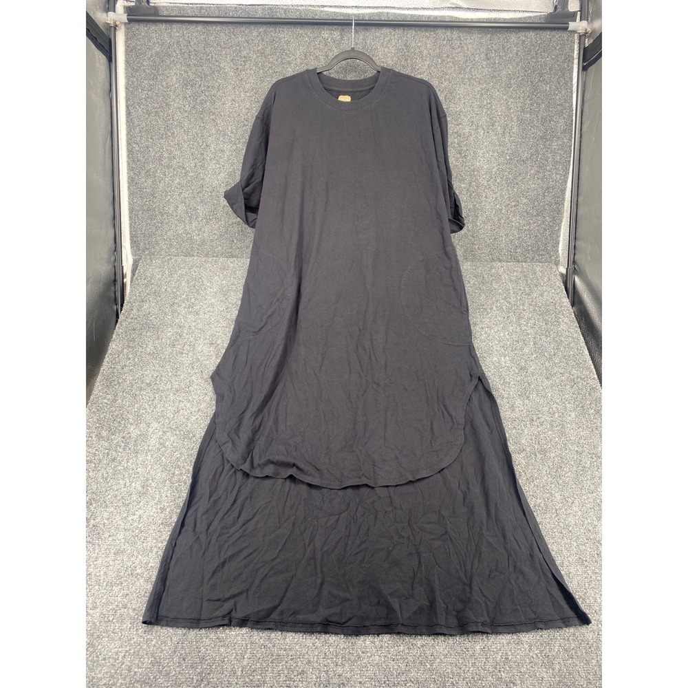 Free People Free-Est Maxi Dress Womens Small Black Layered T-Shirt OB2256654 NWT